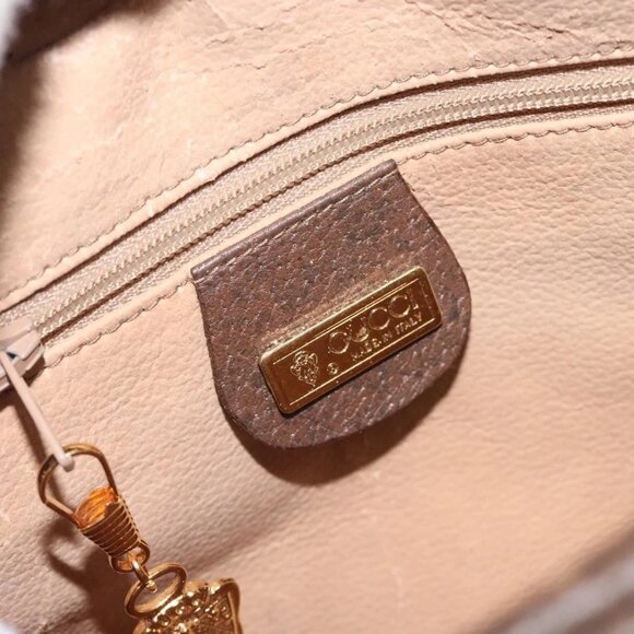 GUCCI GG Supreme Shoulder Bag PVC Beige Gold - Picture 11 of 16